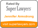 Rated By Super Lawyers | Jennifer Armstrong | Visit SuperLawyers.com